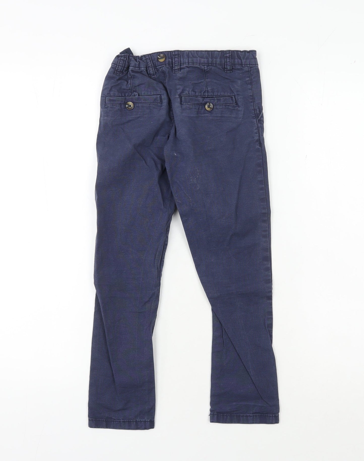 John Rocha Boys Blue Chino Trousers Age 6 Adjustable Waist