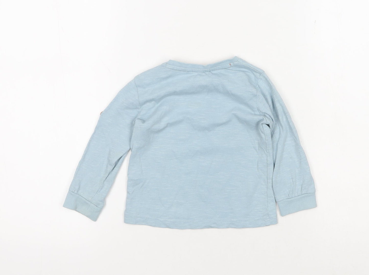 Unisex Baby Blue Graphic Long Sleeve T-Shirt, 9-12 Months