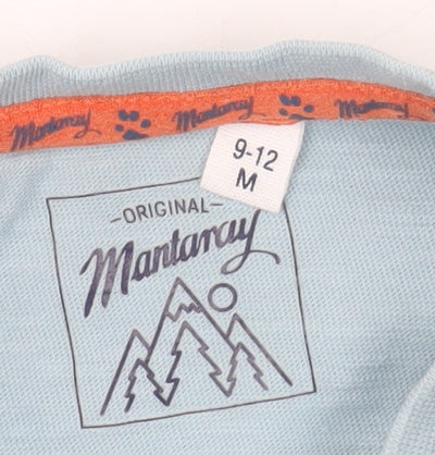 Unisex Baby Blue Graphic Long Sleeve T-Shirt, 9-12 Months
