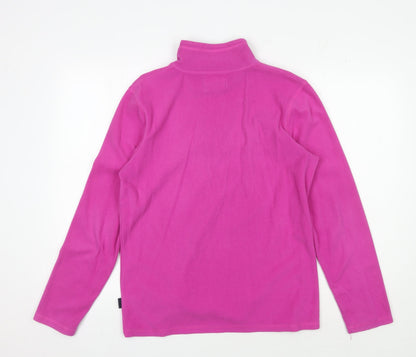 Alpine Spirit Women's Pink Fleece Pullover Sweatshirt S