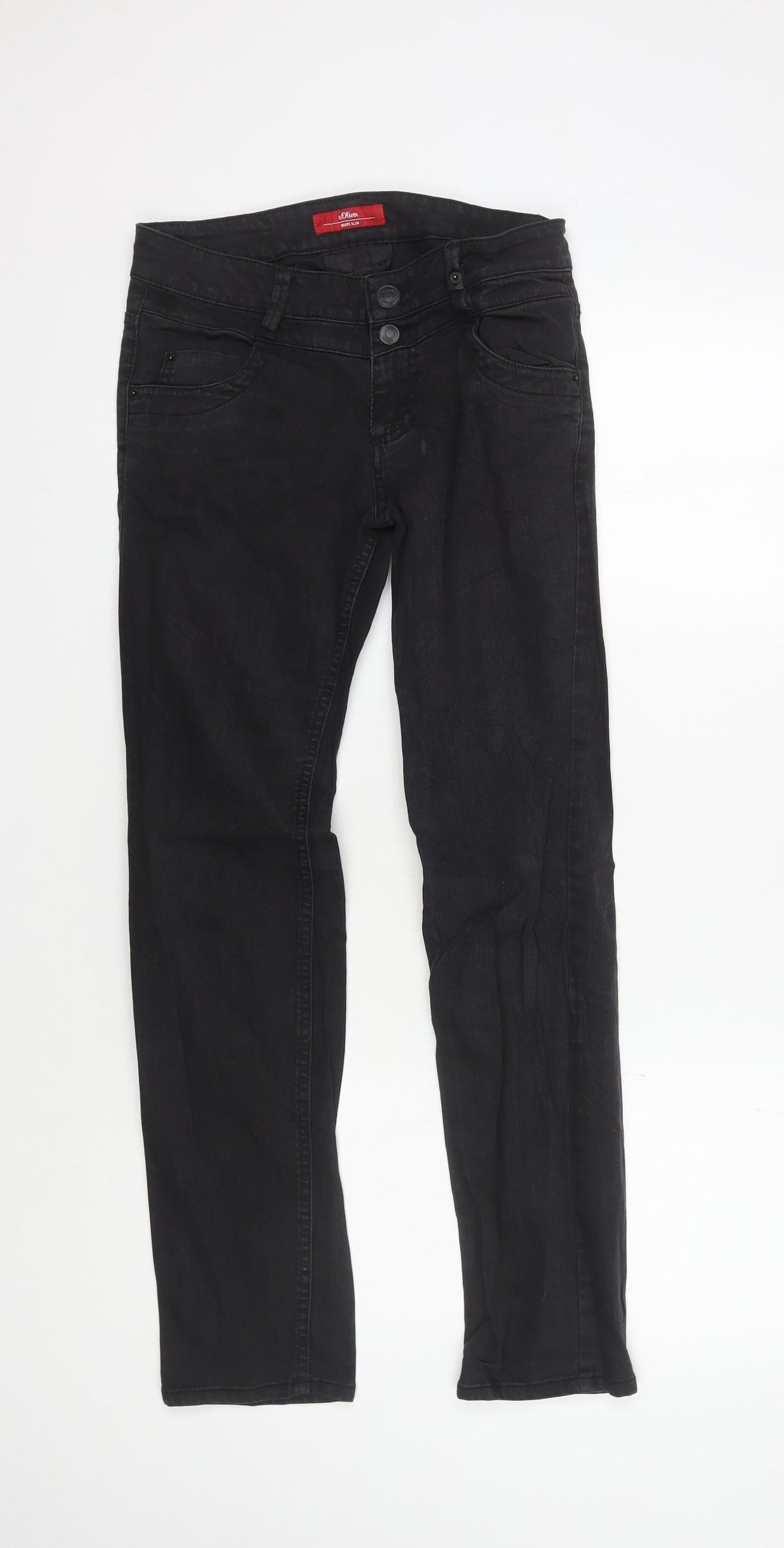 s.Oliver Women's Black Slim Skinny Jeans Size 12