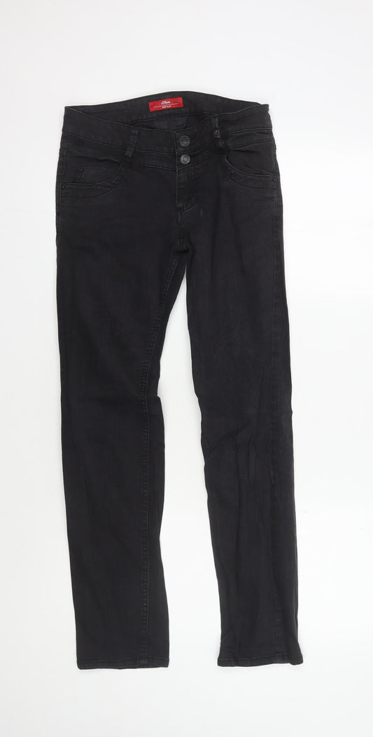 s.Oliver Women's Black Slim Skinny Jeans Size 12