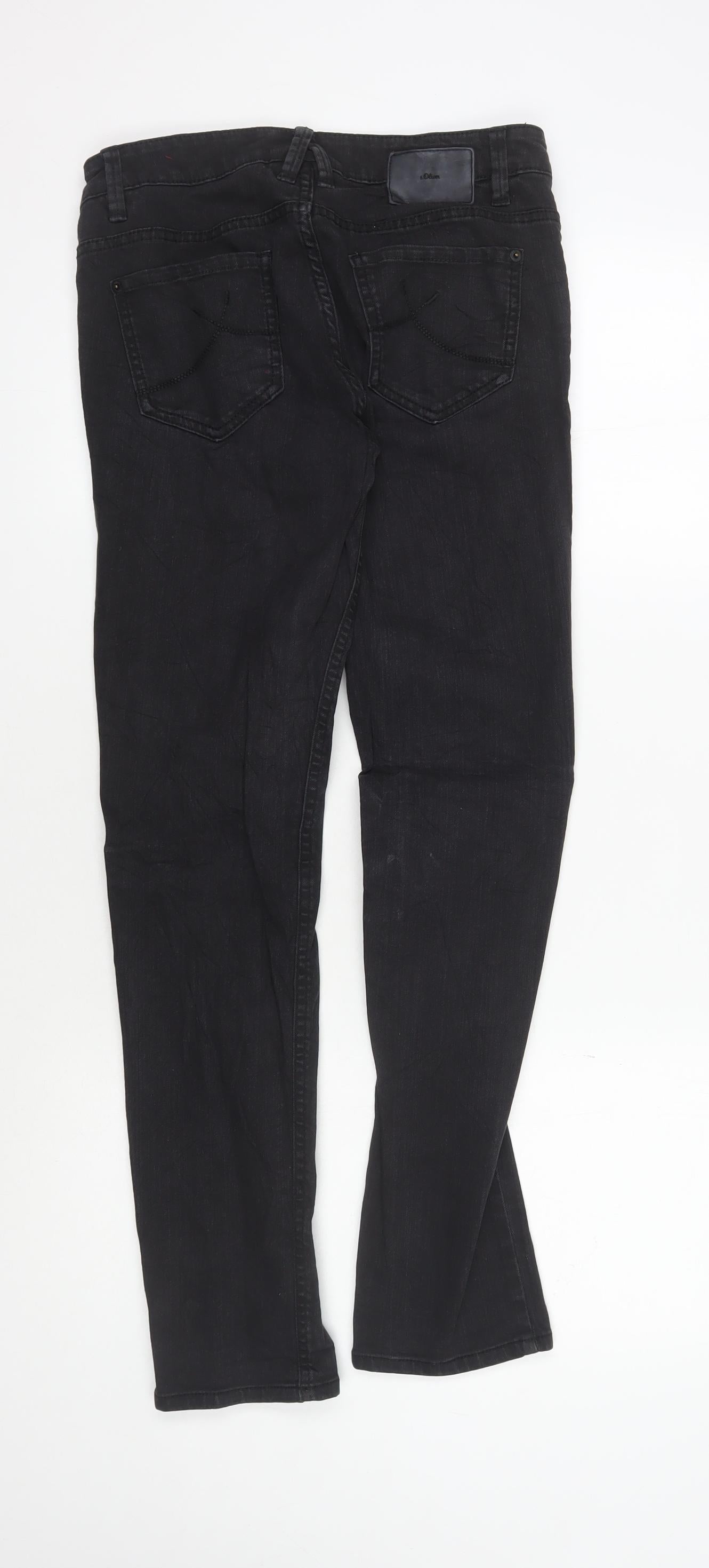 s.Oliver Women's Black Slim Skinny Jeans Size 12