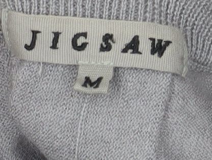 Jigsaw Women's Grey Cardigan M Long Sleeve