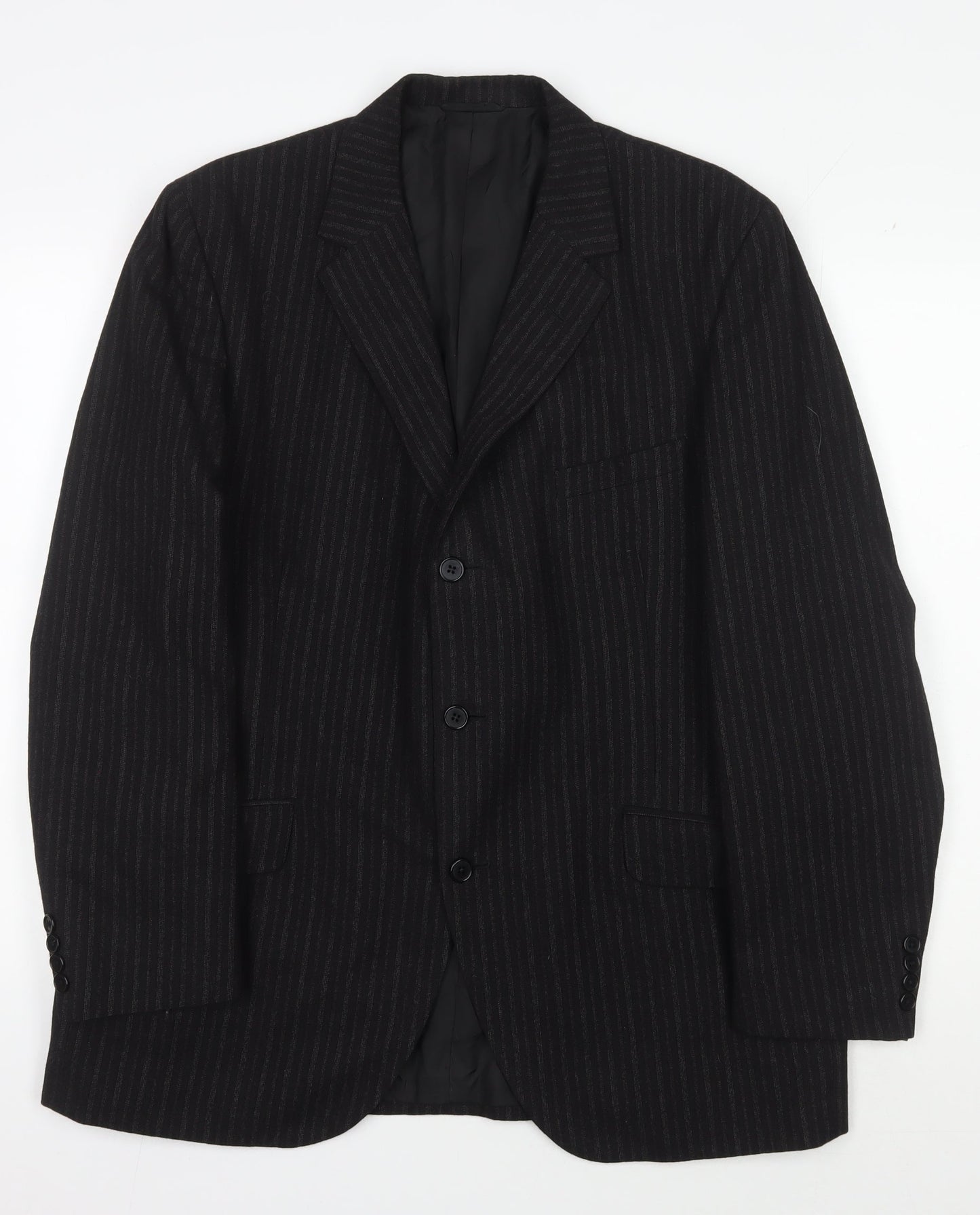 Mens UK Size 42 DAKS Regular Black Suit Jacket