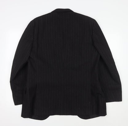 Mens UK Size 42 DAKS Regular Black Suit Jacket