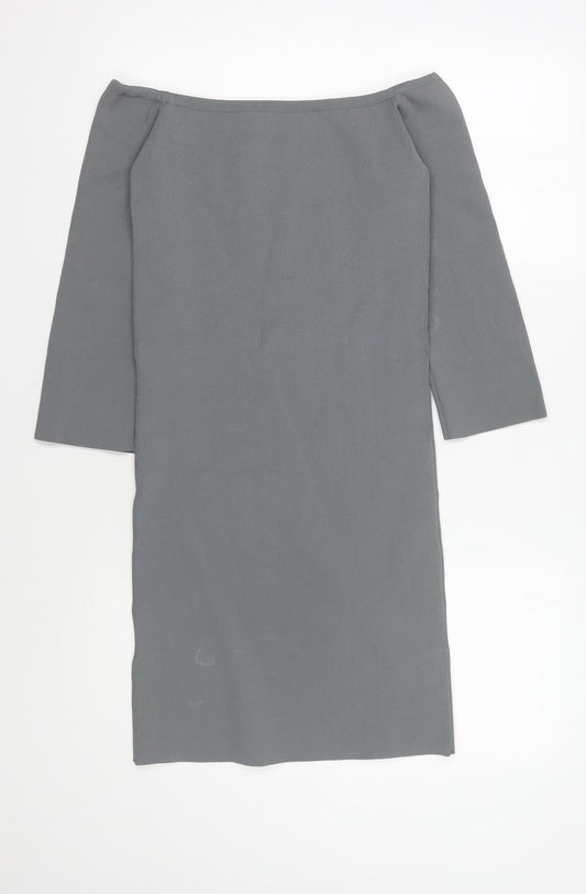 Calvin Klein Women’s Grey Dress, M, 3/4 Sleeve