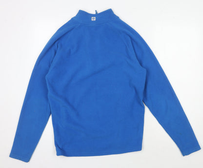 Mens UK Size S Mountain Warehouse Blue Half Zip Sweatshirt