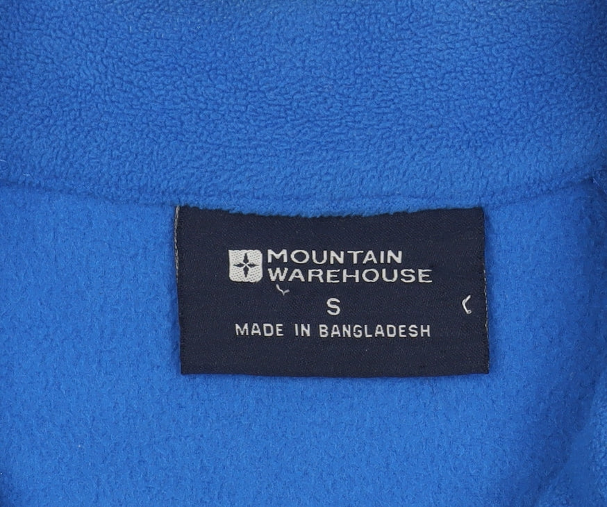 Mens UK Size S Mountain Warehouse Blue Half Zip Sweatshirt