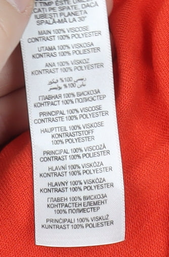 Jasper Conran Women's Red V-Neck Blouse Size 14