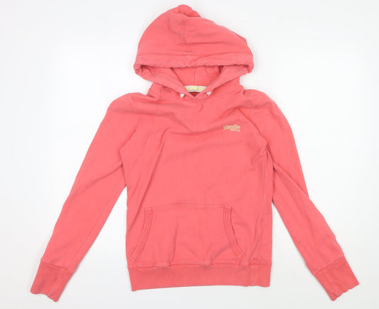 Superdry Women’s Pink Pullover Hoodie Size S