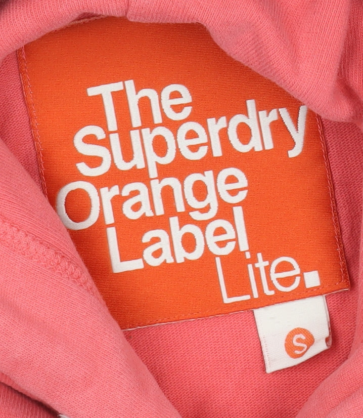 Superdry Women’s Pink Pullover Hoodie Size S