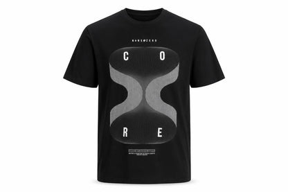 Mens UK Size M JACK & JONES Black  T-Shirt