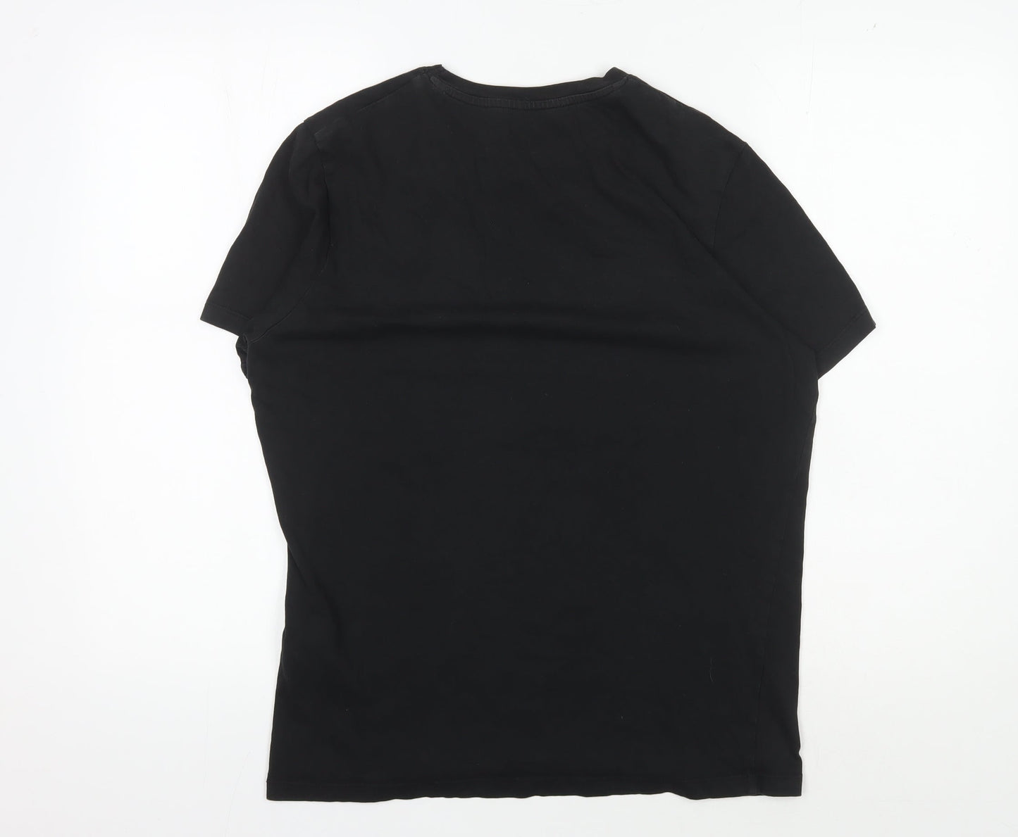 Mens UK Size M JACK & JONES Black  T-Shirt