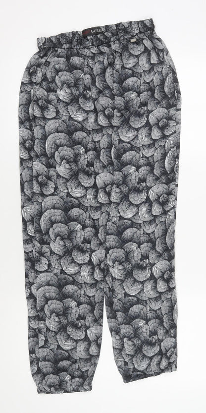 Guess Women's Multicoloured XS Floral Joggers