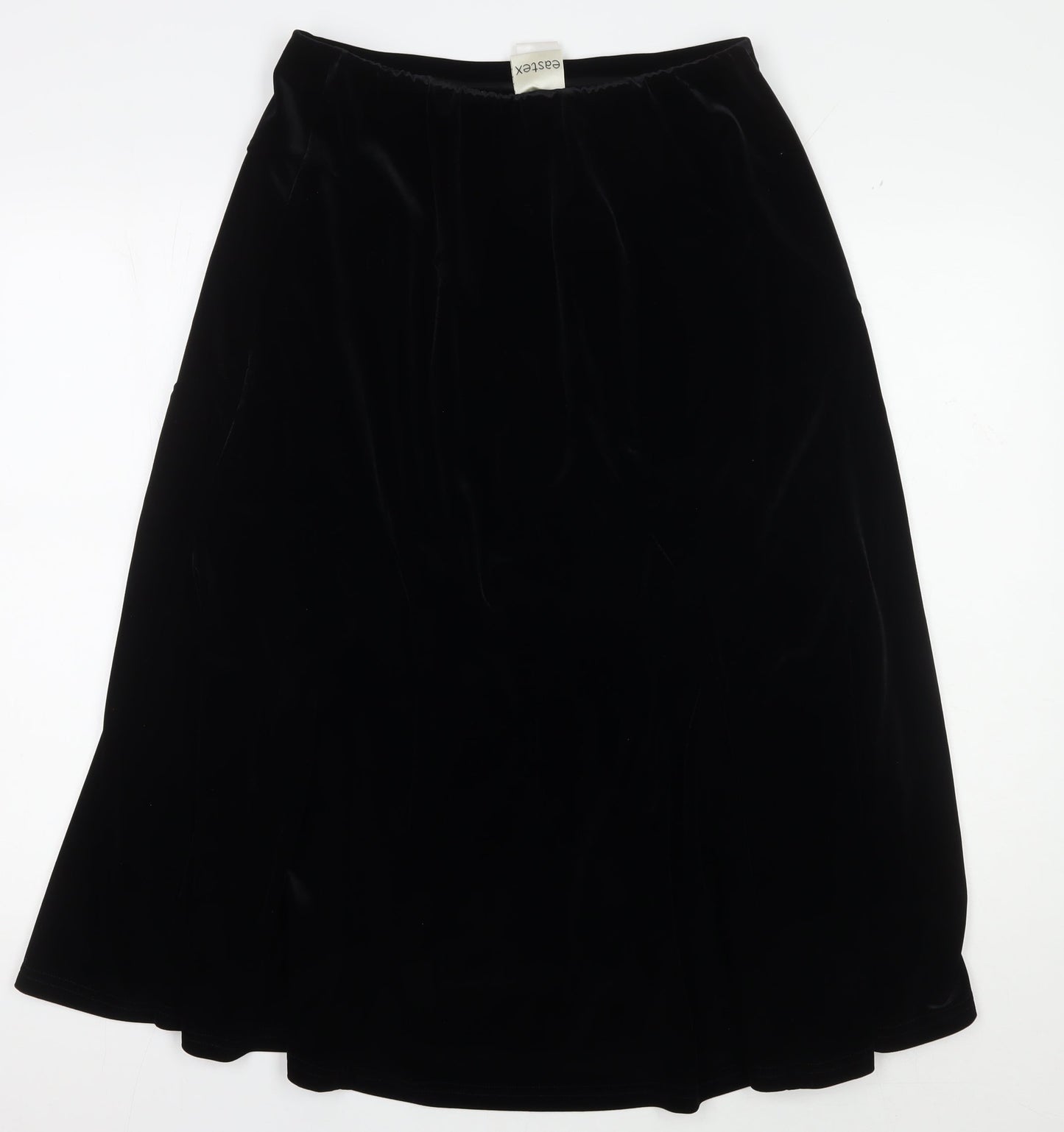 Eastex Women's Black Velvet Skirt, Size 12