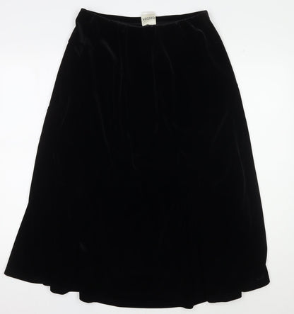 Eastex Women's Black Velvet Skirt, Size 12