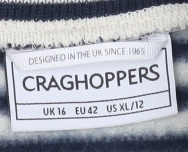 Craghoppers Women's Striped Pullover Sweatshirt, UK 16, Multicoloured