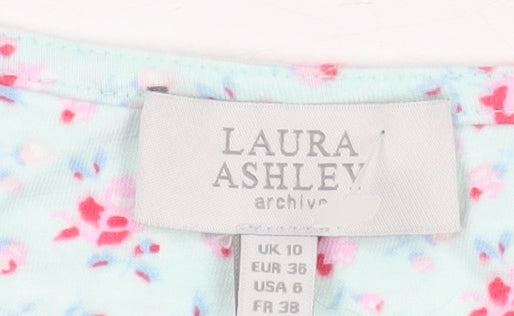 Laura Ashley Women's Floral T-Shirt, Size 10, Spring