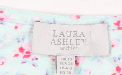 Laura Ashley Women's Floral T-Shirt, Size 10, Spring