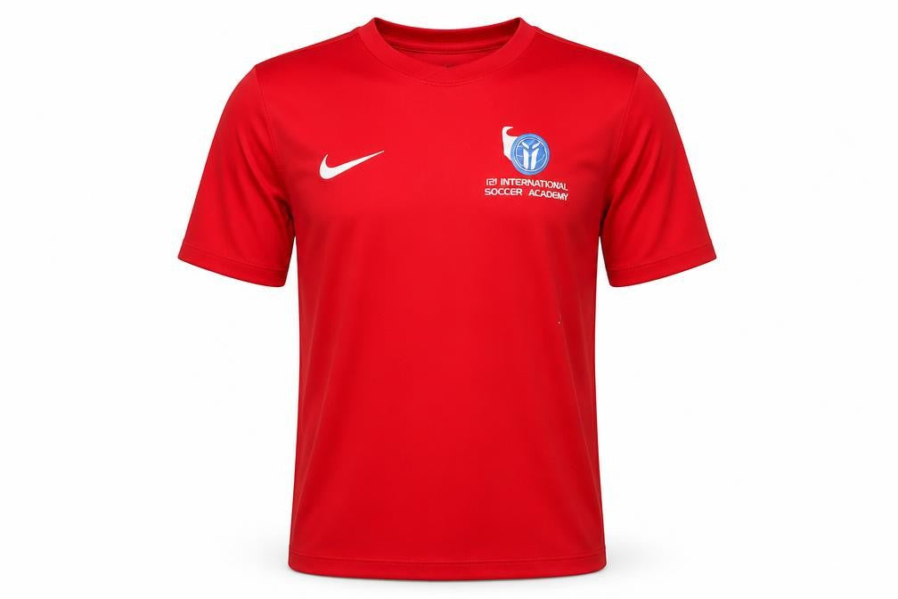 Mens UK Size L Nike Red Soccer T-Shirt