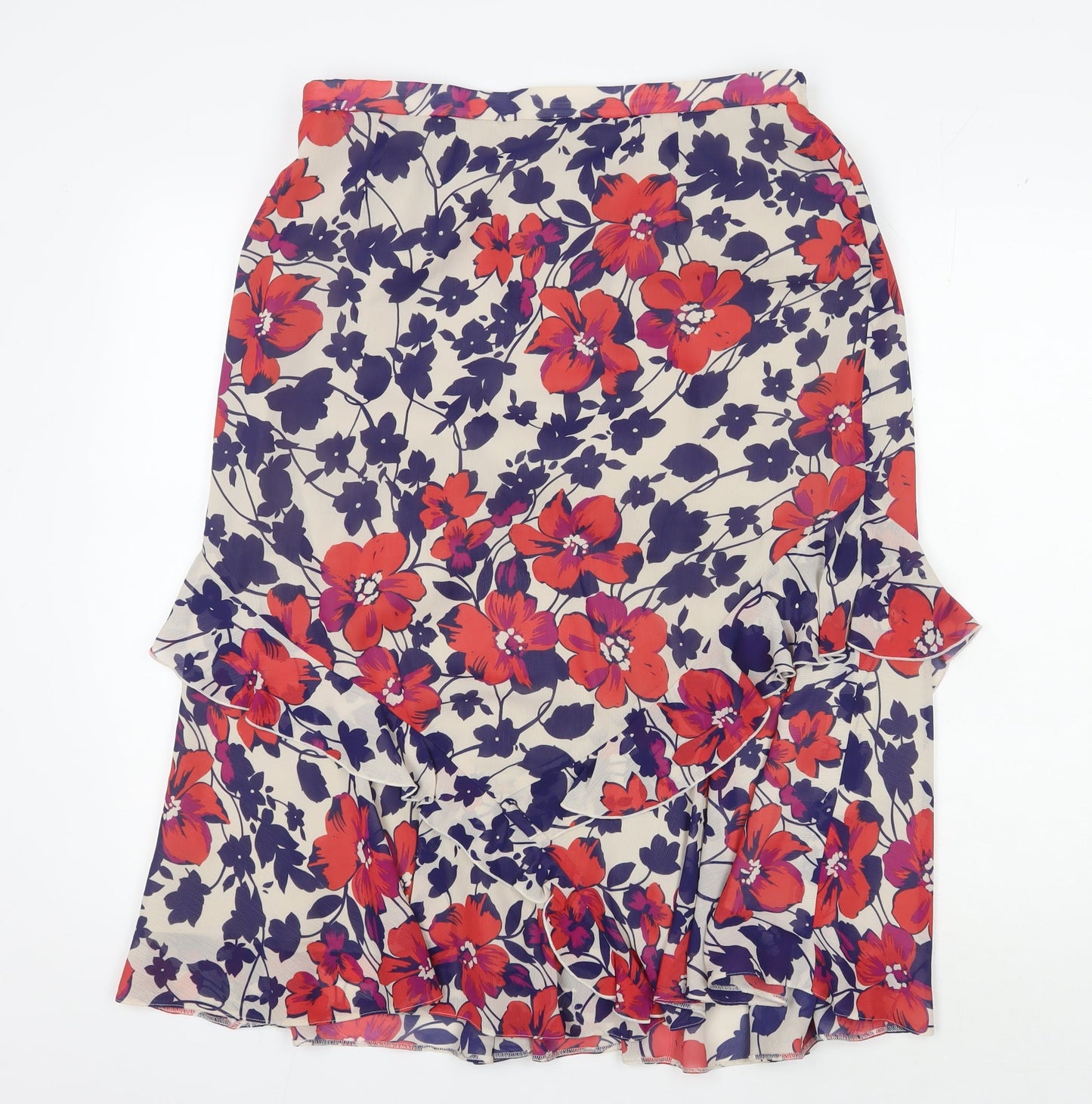 Eastex Women's Multicoloured Floral Skirt Size 16