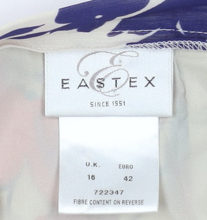 Eastex Women's Multicoloured Floral Skirt Size 16