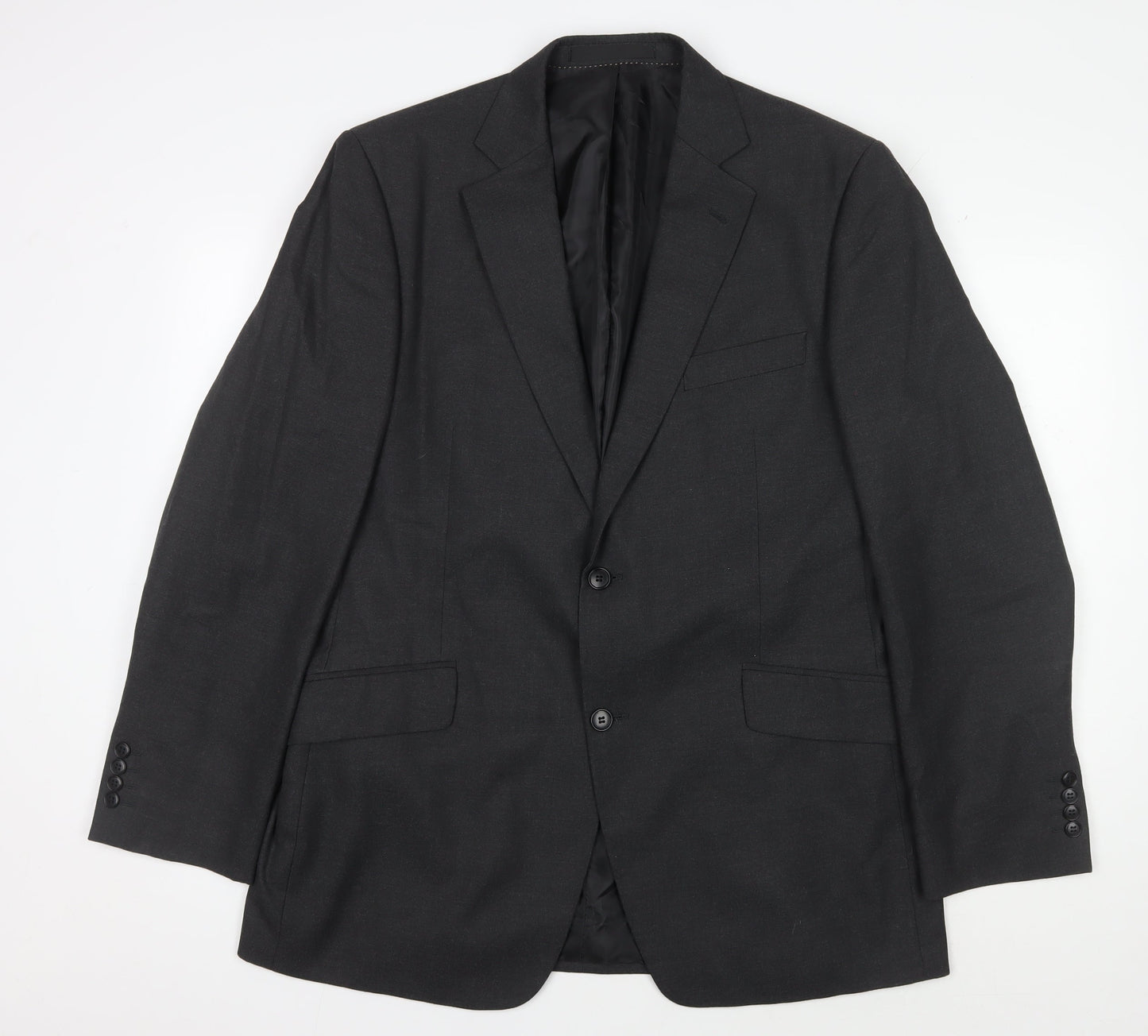 Mens UK Size 42 Dehavilland Regular Black Suit Jacket