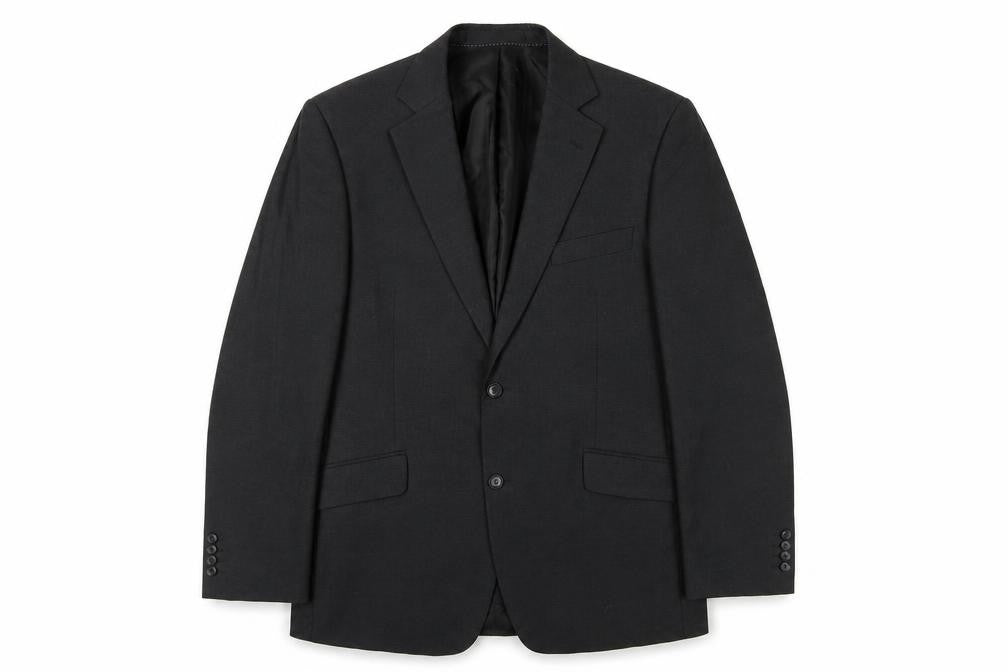 Mens UK Size 42 Dehavilland Regular Black Suit Jacket
