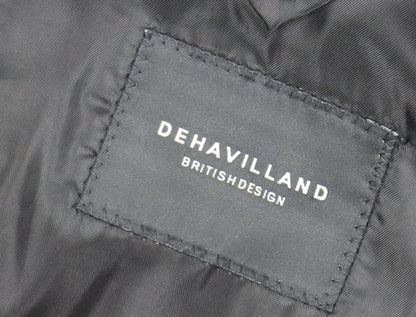 Mens UK Size 42 Dehavilland Regular Black Suit Jacket