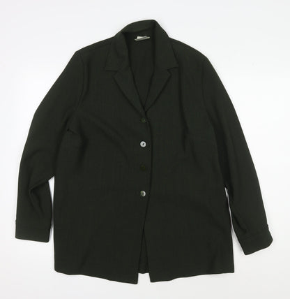 Eastex Women's Green Blazer Size 14 Regular