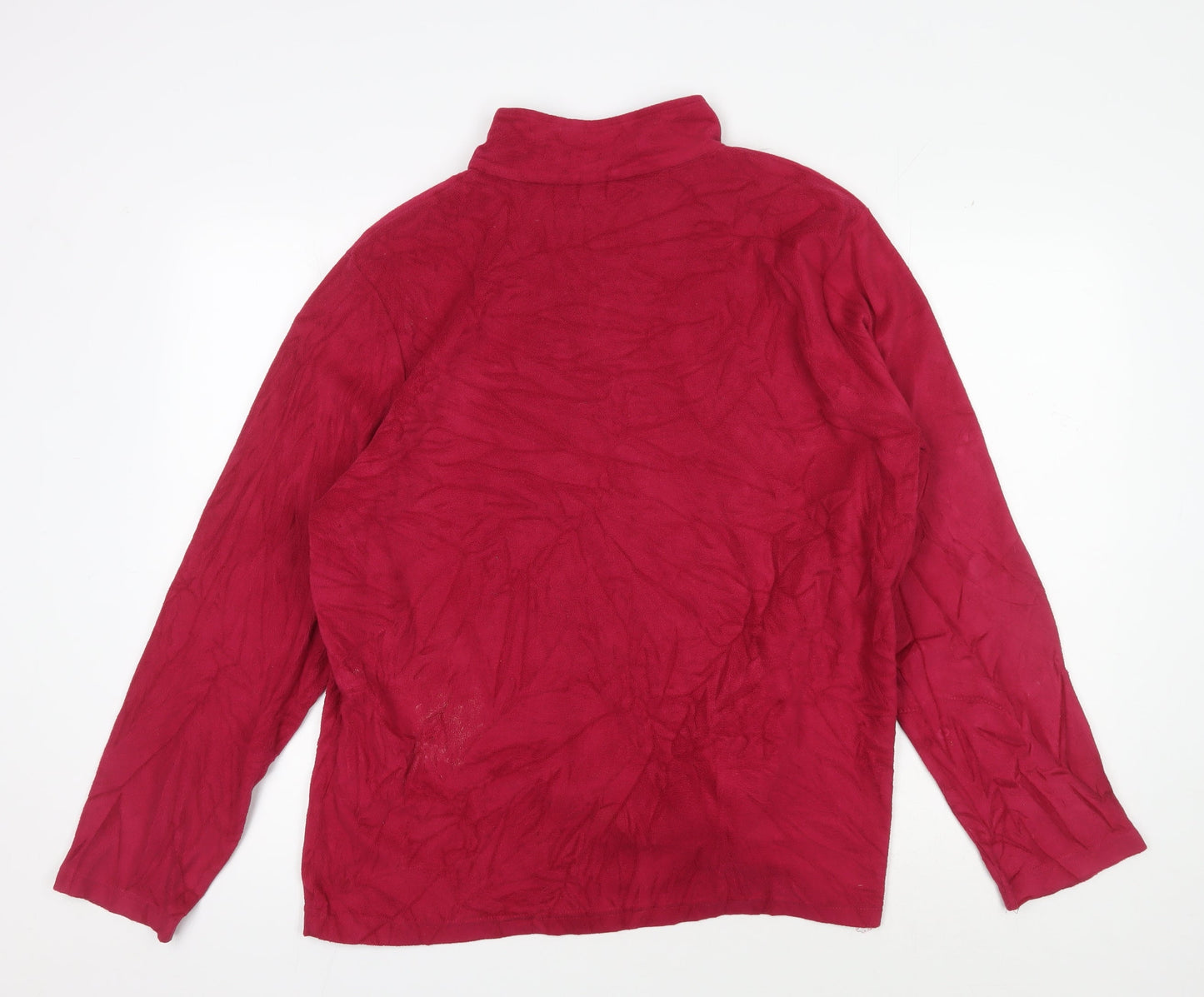 Regatta Women's Red Sweatshirt, Size 20, 1/2 Zip, Logo