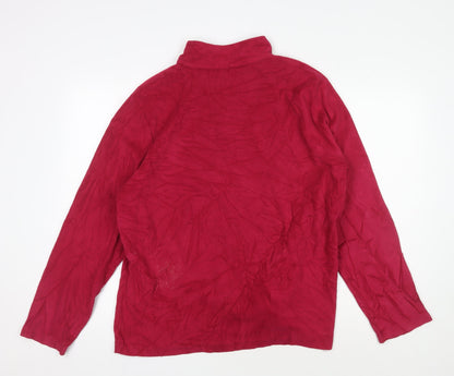 Regatta Women's Red Sweatshirt, Size 20, 1/2 Zip, Logo