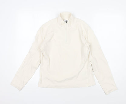 Columbia Women's Ivory Fleece Pullover Sweatshirt S