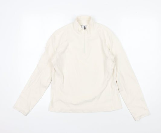 Columbia Women's Ivory Fleece Pullover Sweatshirt S