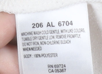 Columbia Women's Ivory Fleece Pullover Sweatshirt S