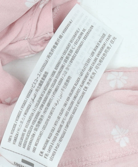 Abercrombie & Fitch Women's Pink Floral Blouse - M