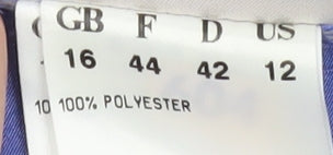 Jacques Vert Women's Blue Knee Length Skirt, Size 16