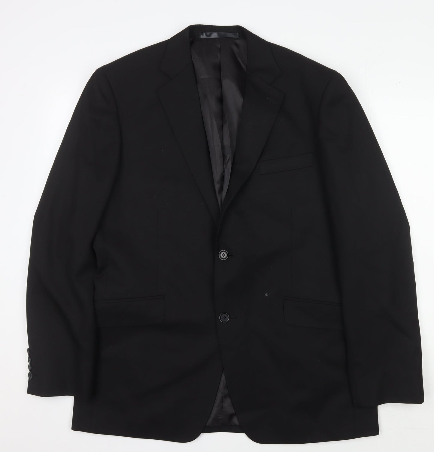 Mens UK Size 42 Dehavilland Regular Black Suit Jacket