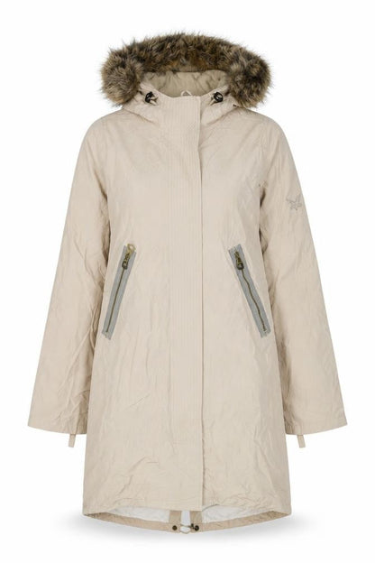 Womens UK Size S Firetrap Beige Parka Coat