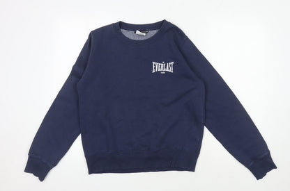 Zara Unisex Blue Pullover Sweatshirt - M, Casual Comfort