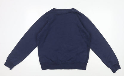 Zara Unisex Blue Pullover Sweatshirt - M, Casual Comfort