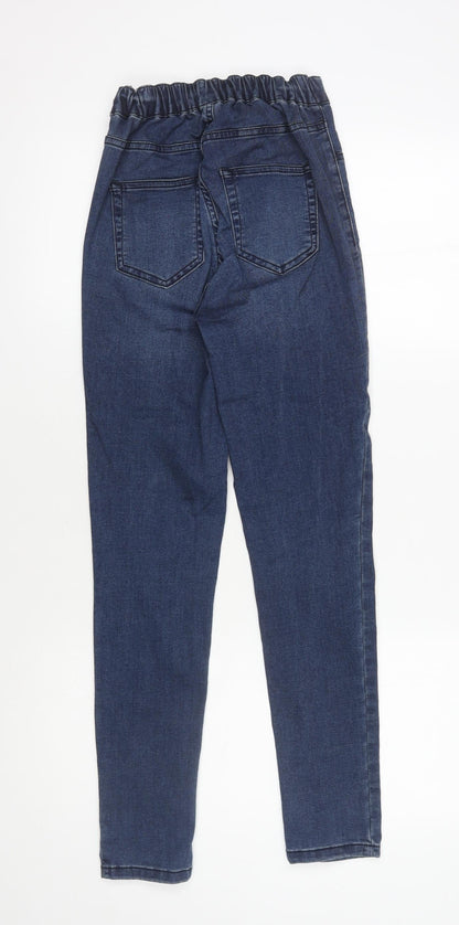 Womens UK Size 8 White Stuff Regular Fit Jegging Blue Jeans