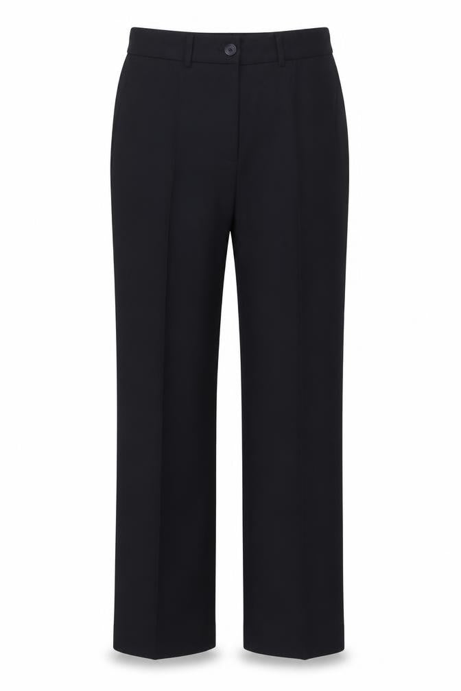 Womens UK Size 12 John Lewis & Partners Regular Fit Dress Pants Black Trousers