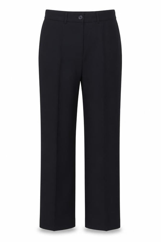 Womens UK Size 12 John Lewis & Partners Regular Fit Dress Pants Black Trousers