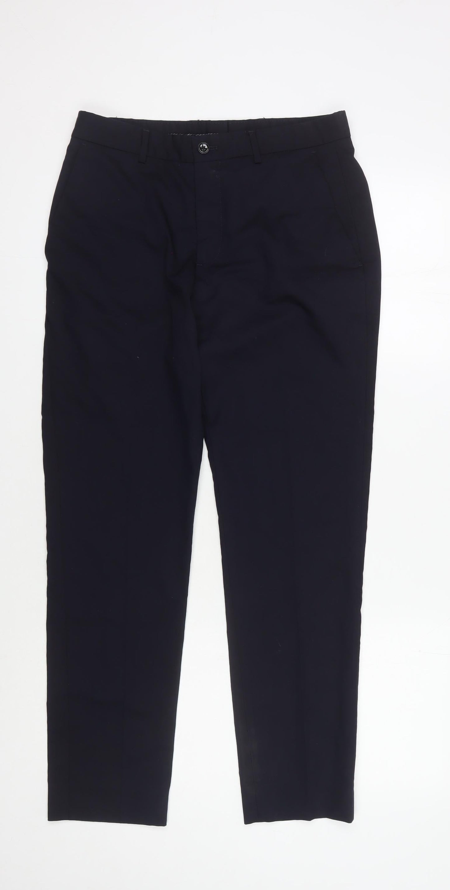Mens UK Size 29 Zara  Dress Pants Black Trousers