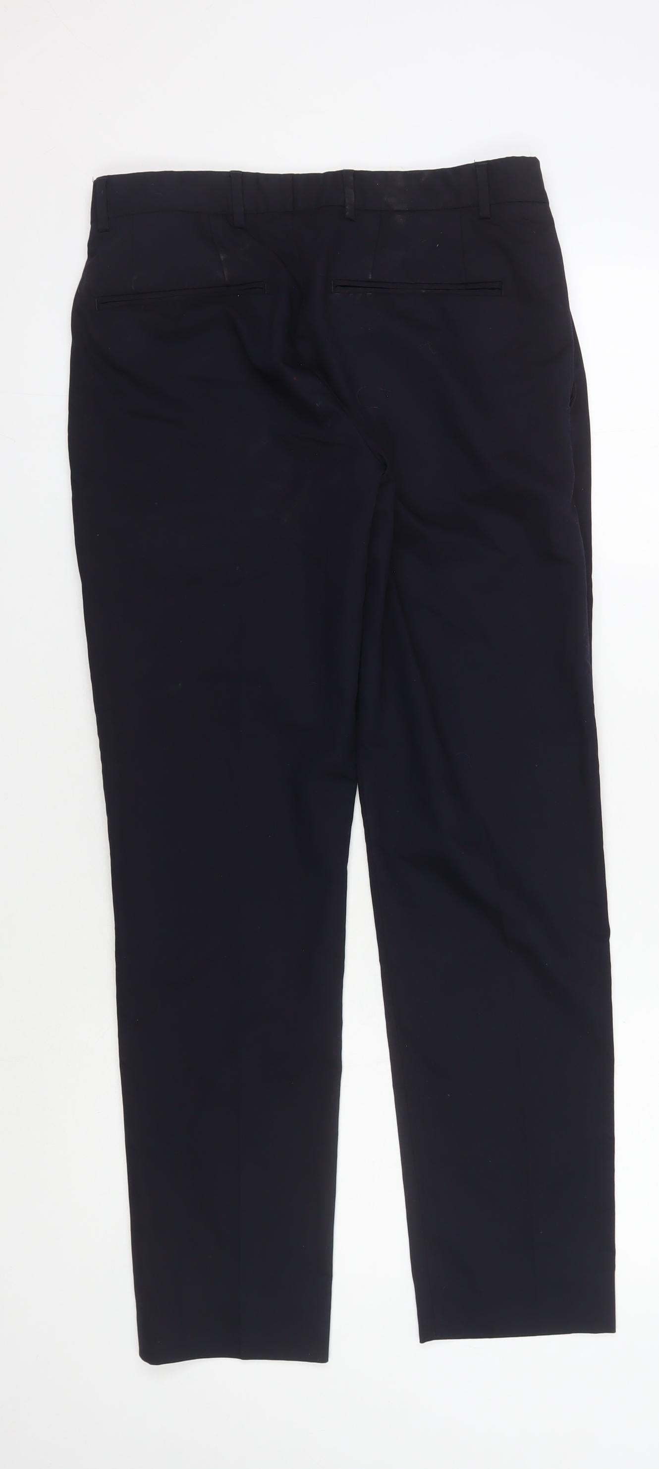 Mens UK Size 29 Zara  Dress Pants Black Trousers