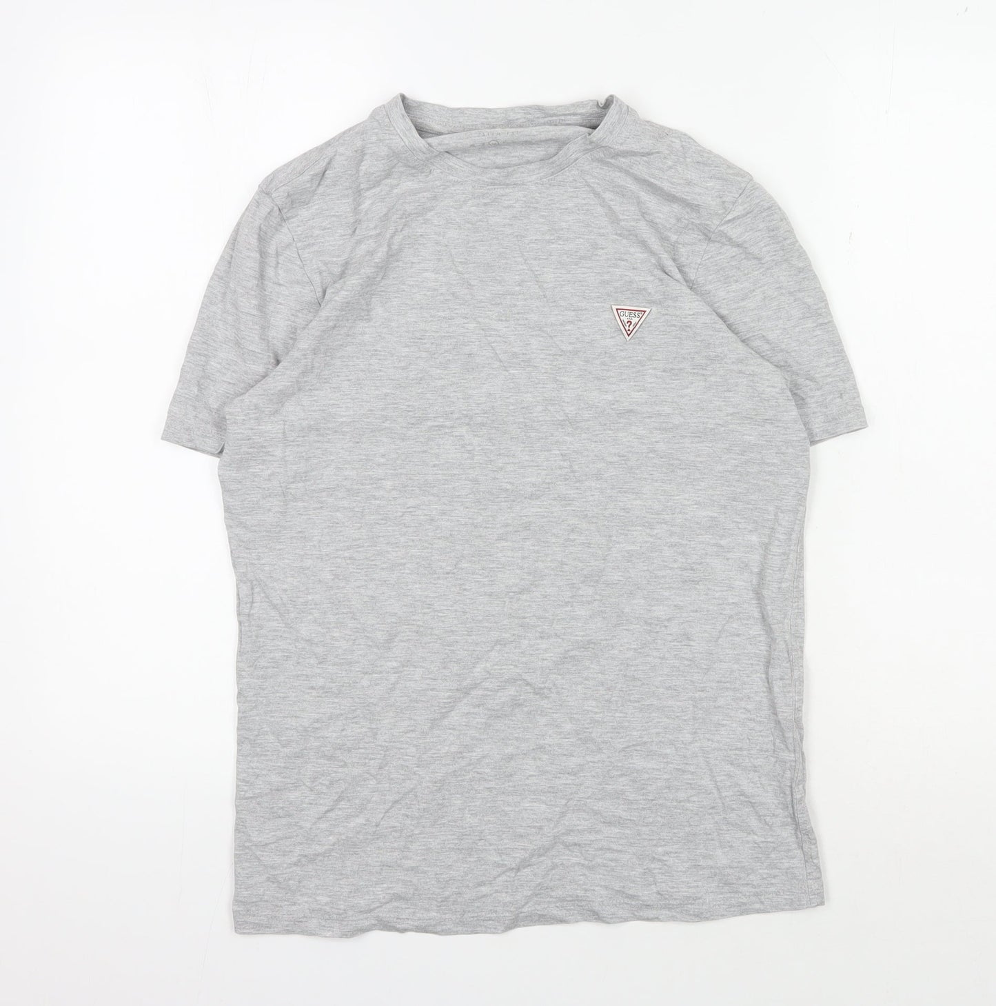 Smart Guess Men's Grey T-Shirt, Medium, Slim Fit