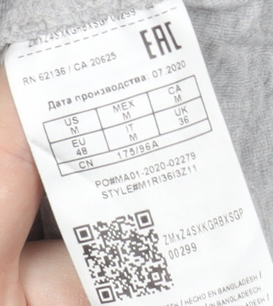 Smart Guess Men's Grey T-Shirt, Medium, Slim Fit