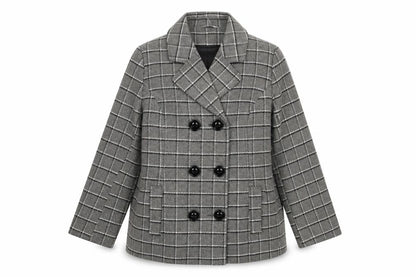 Womens UK Size 12 Classic Grey Pea Coat